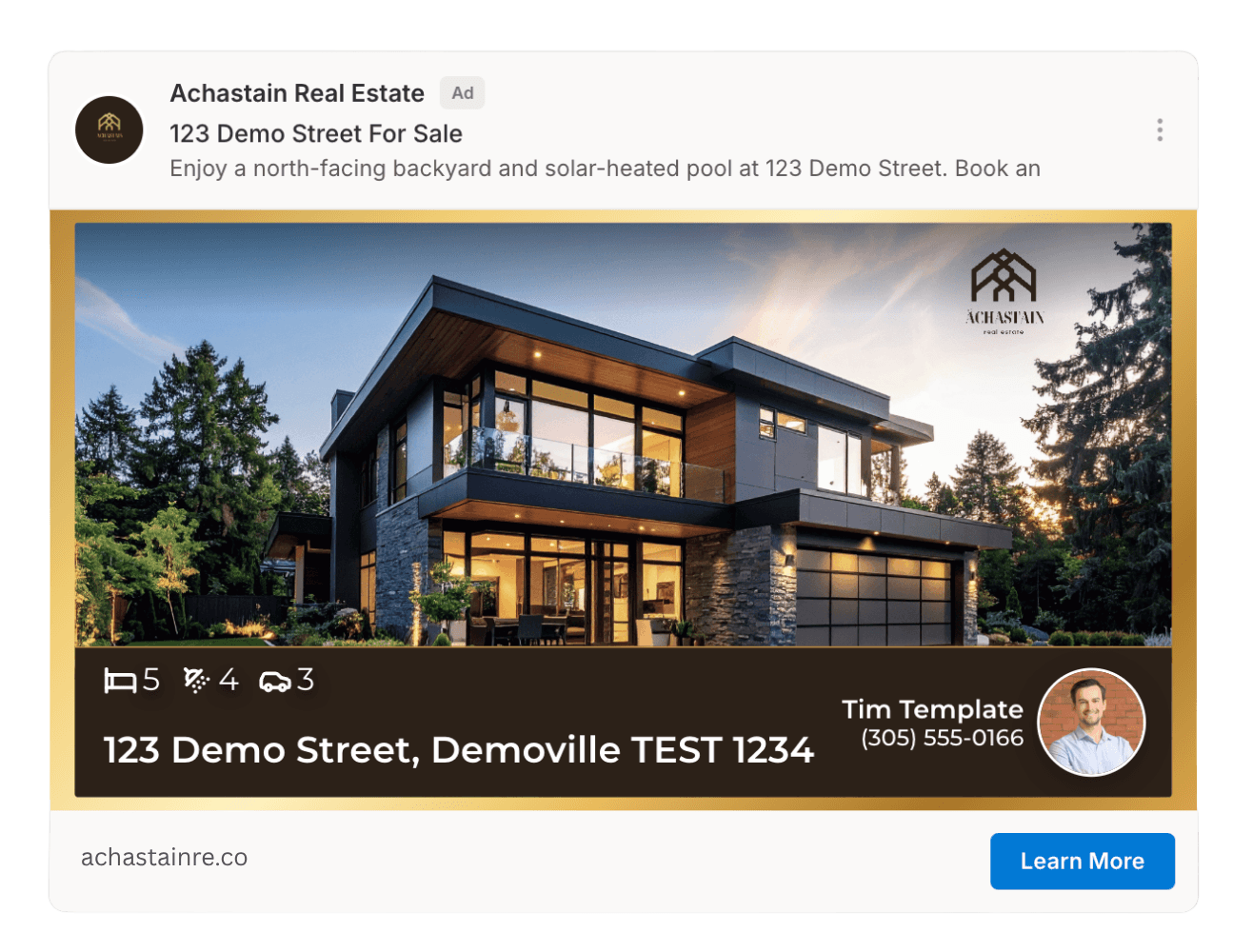 Property ad - landscape display