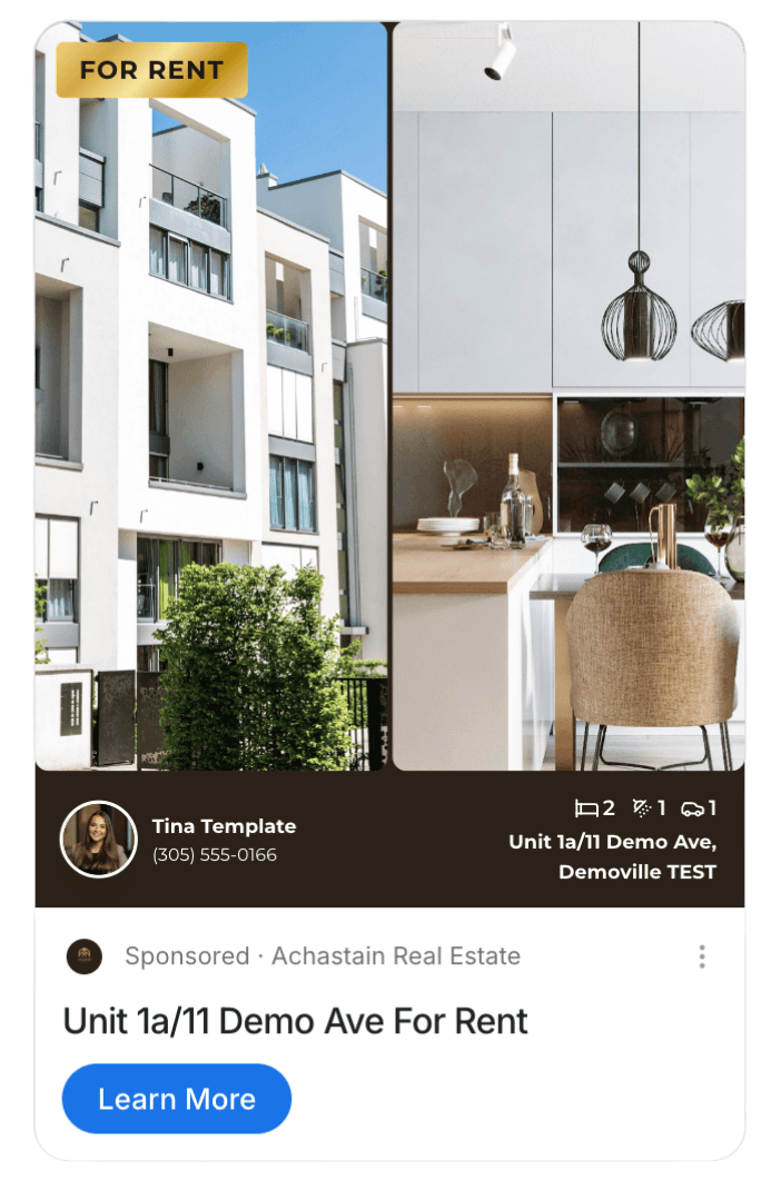 For Rent Discover ad