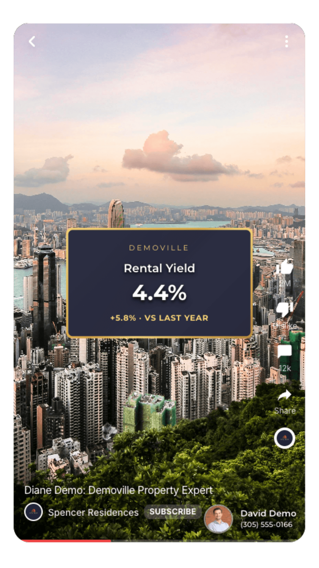Agent Authority Story - rental yield