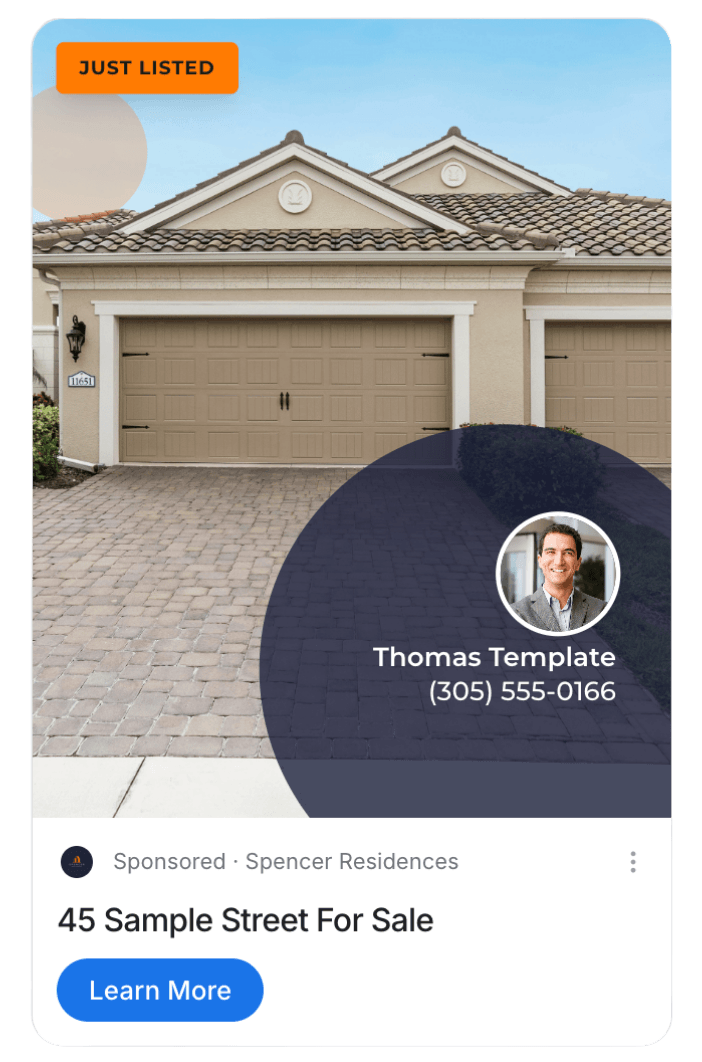 Just Listed Discover ad