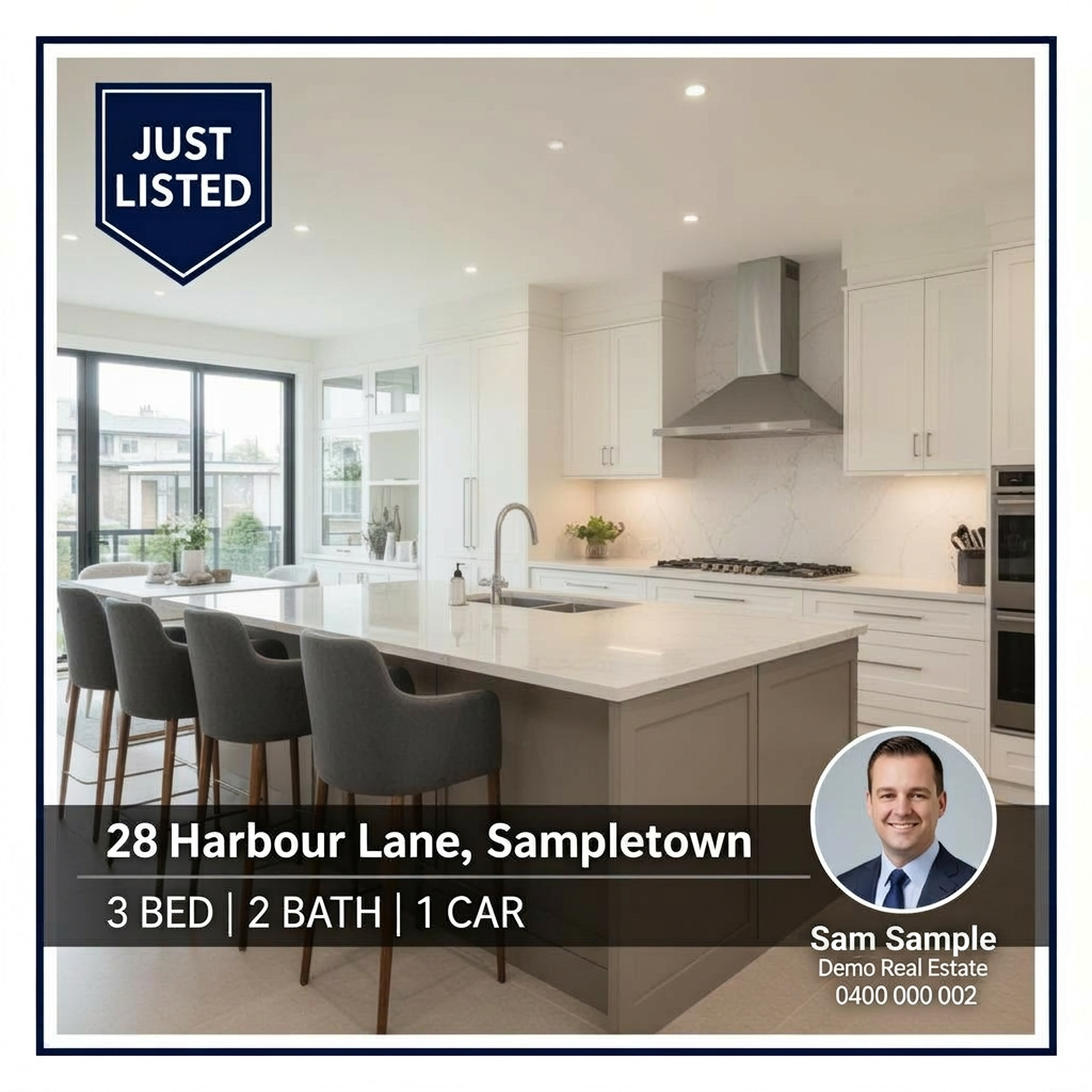 Just Listed — Interior Preview